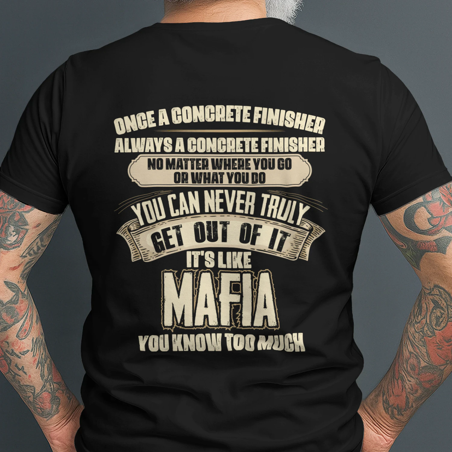 Once A Concrete Finisher - Always A Concrete FInisher