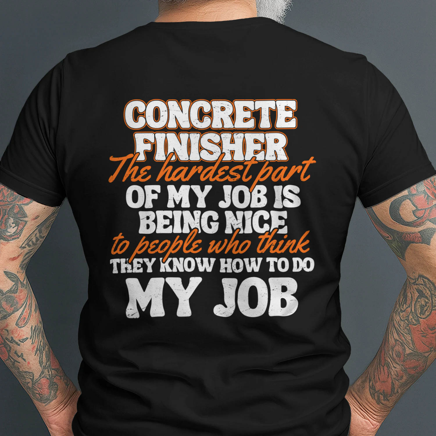 Only the strongest men become Concrete Finishers
