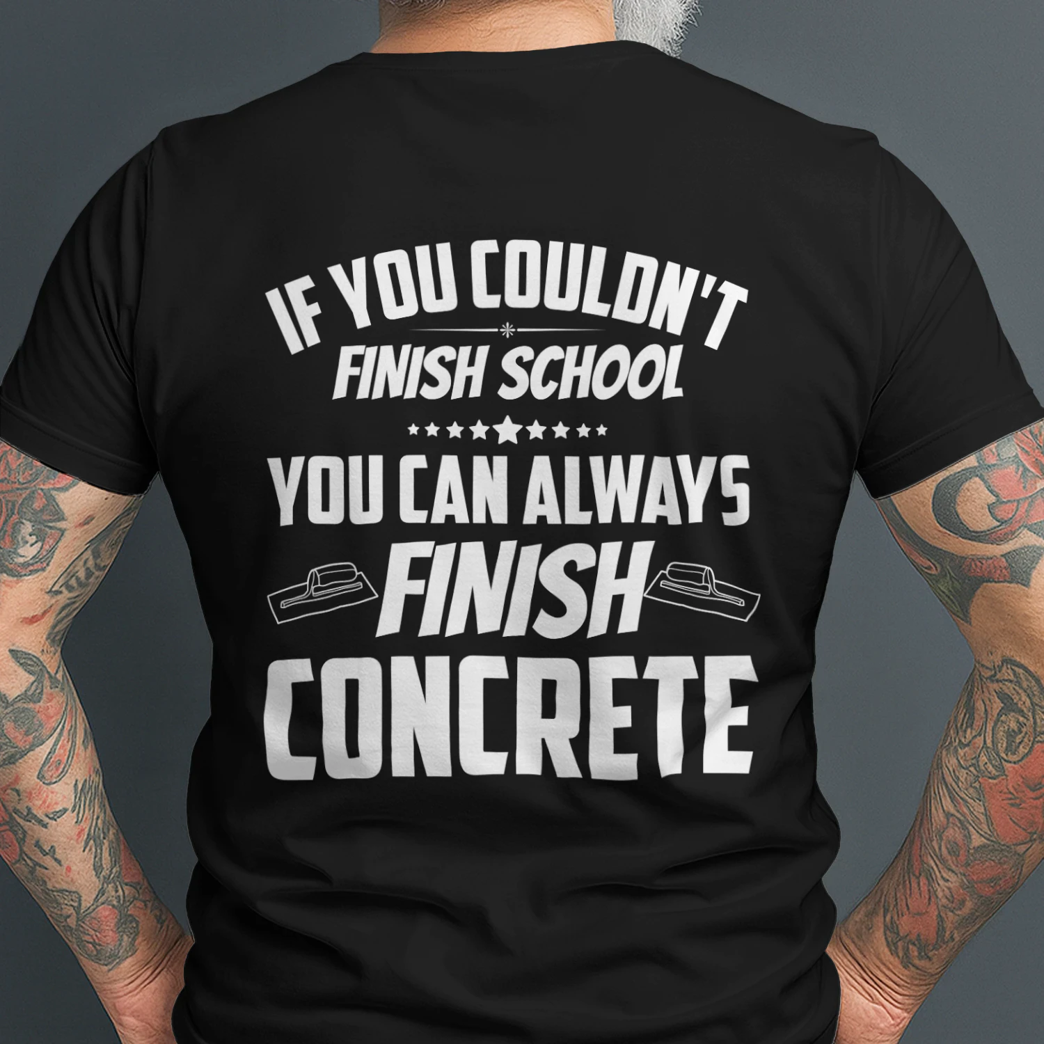 YOU CAN ALWAYS FINISH CONCRETE
