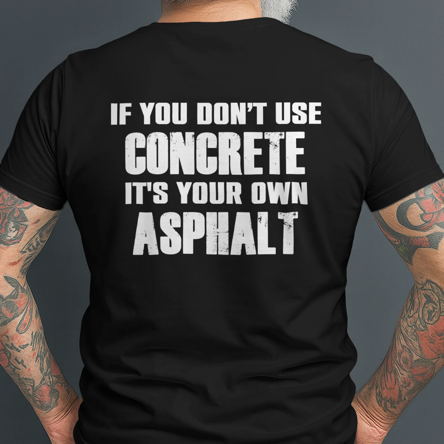 If you dont use concrete