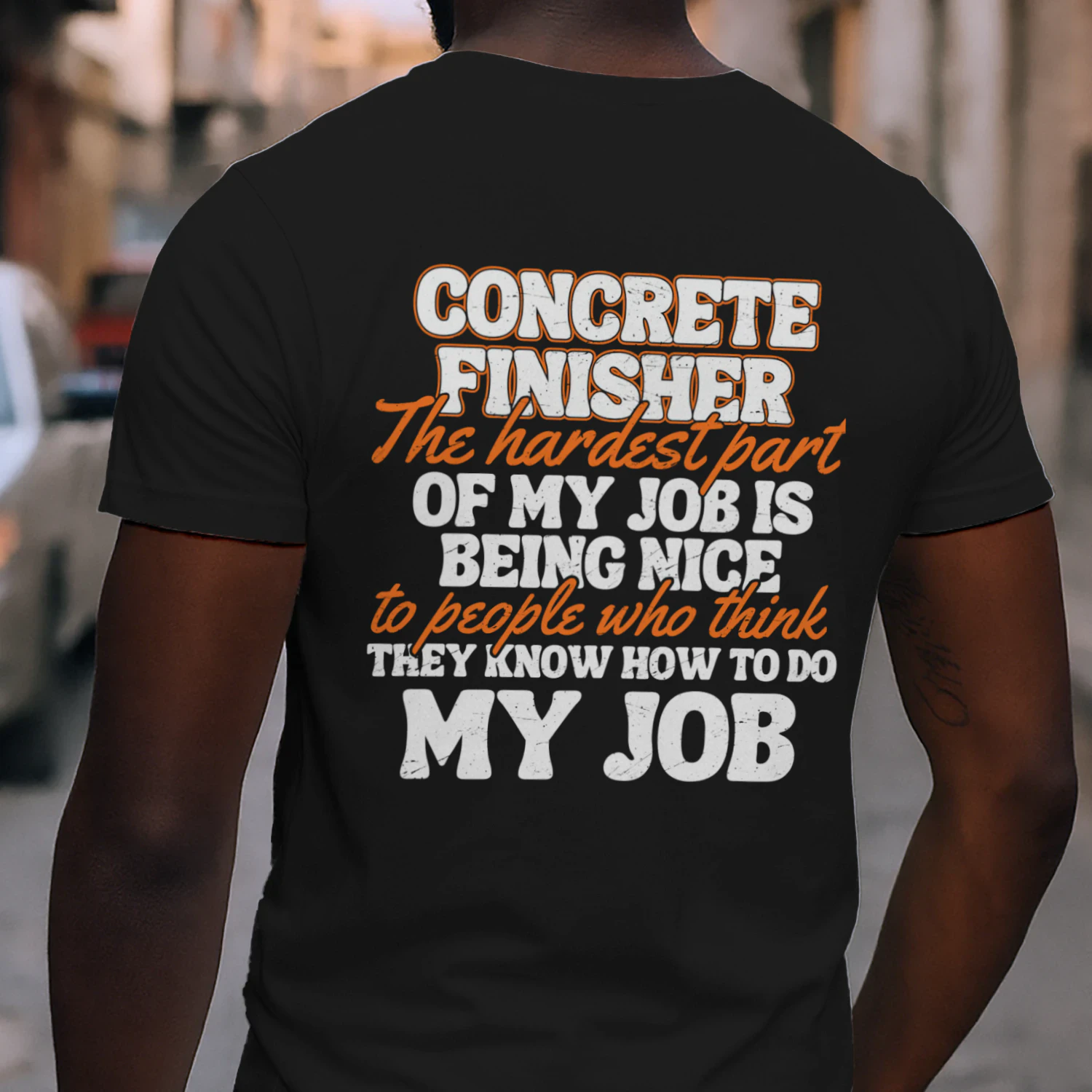 Only the strongest men become Concrete Finishers