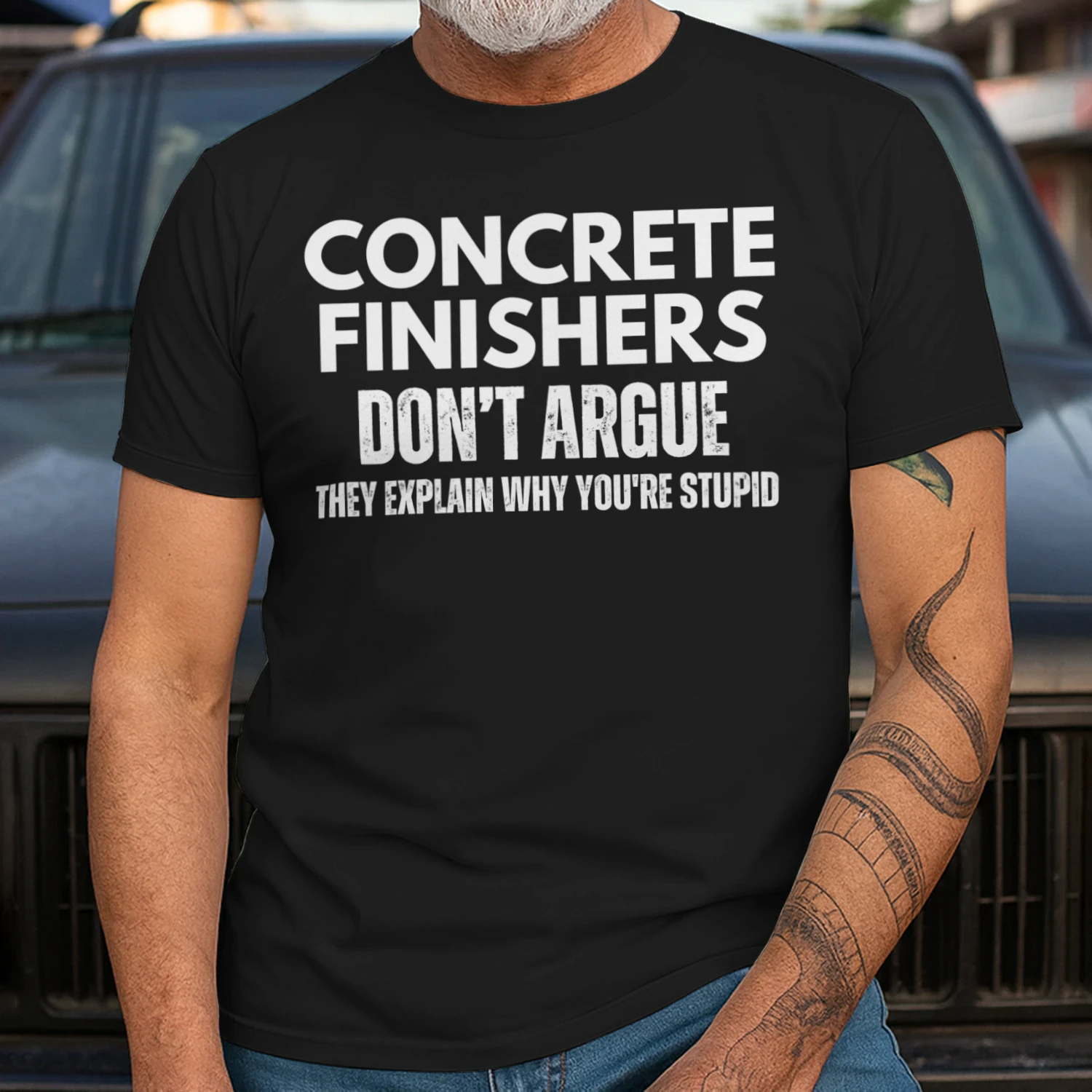 CONCRETE FINISHERS DONT ARGUE