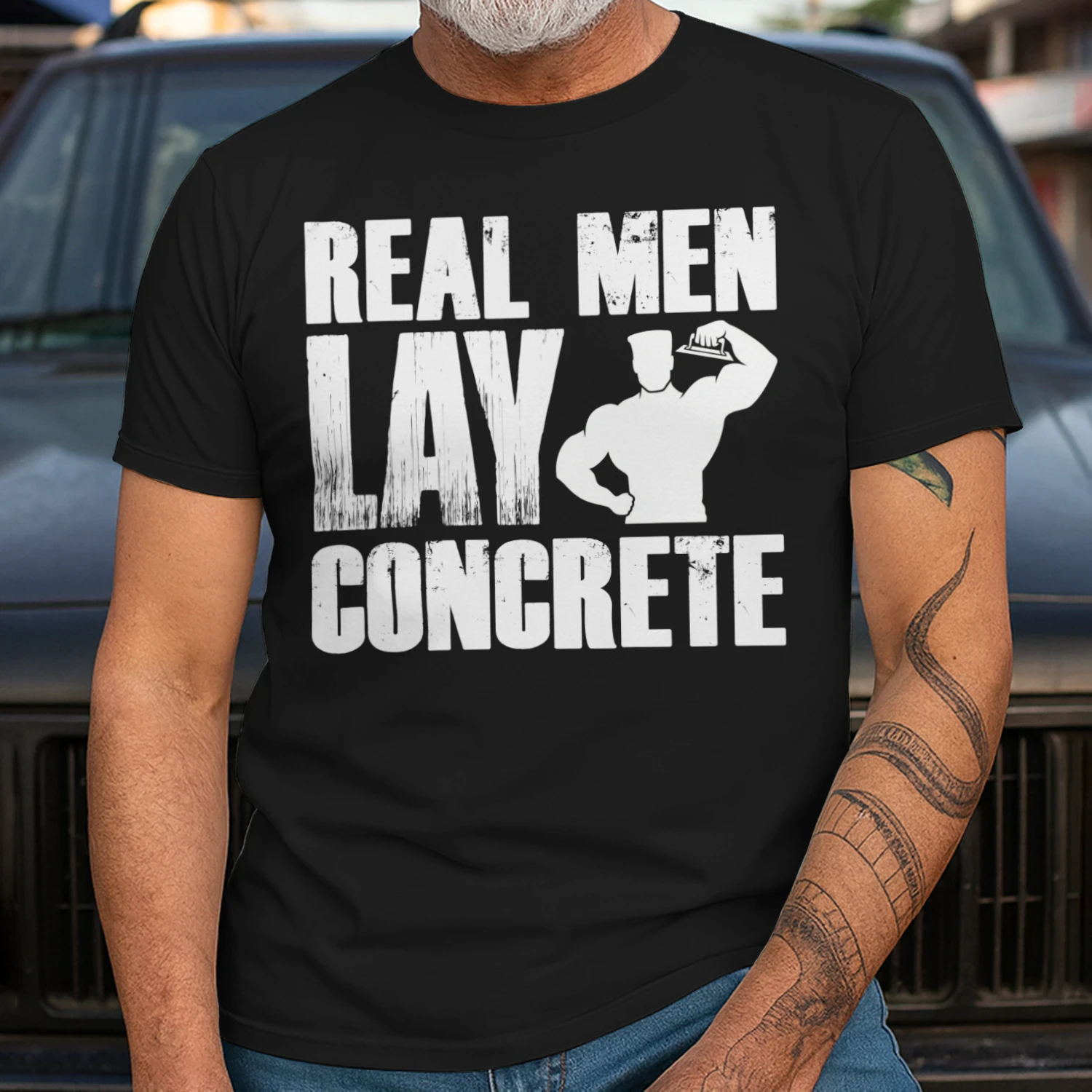REAL MEN LAY CONCRETE