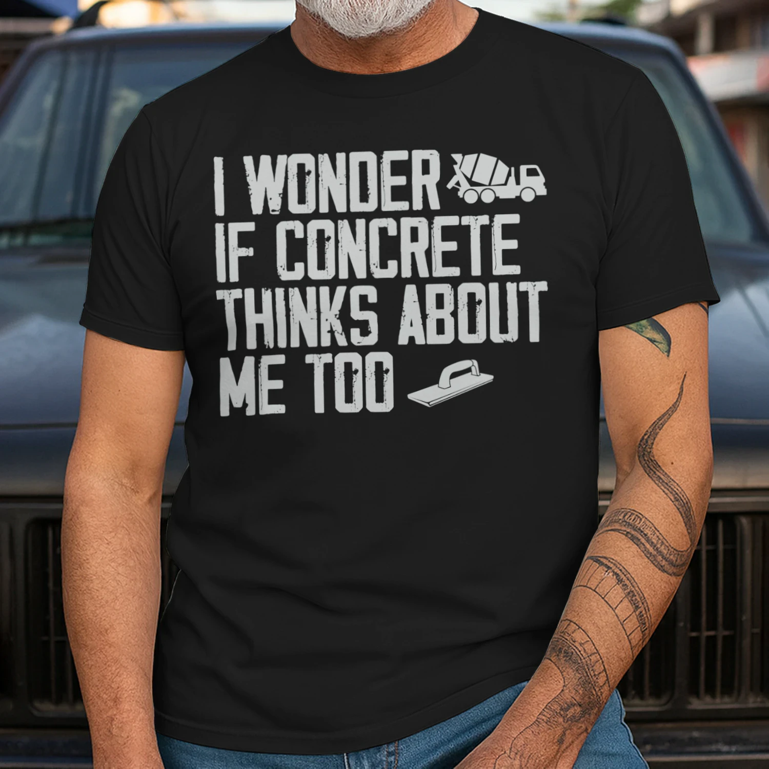 I WONDER IF CONCRETE THINKS ABOUT ME TOO