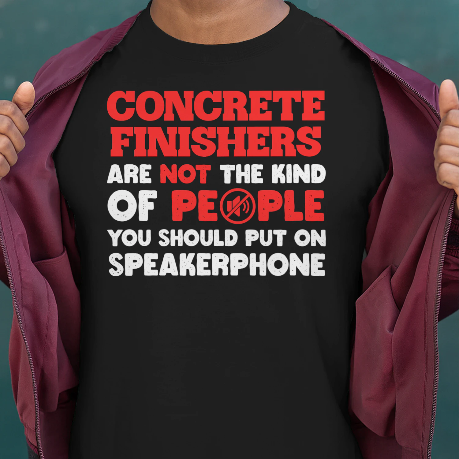 No Speakerphone - Concrete Finisher