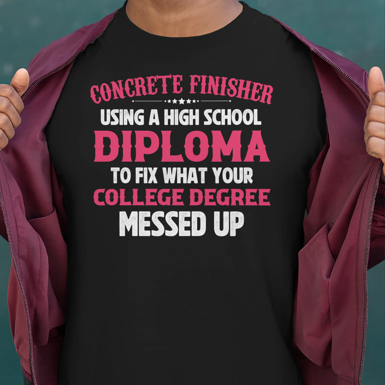 Concrete Finisher - Fix your college degree messed up