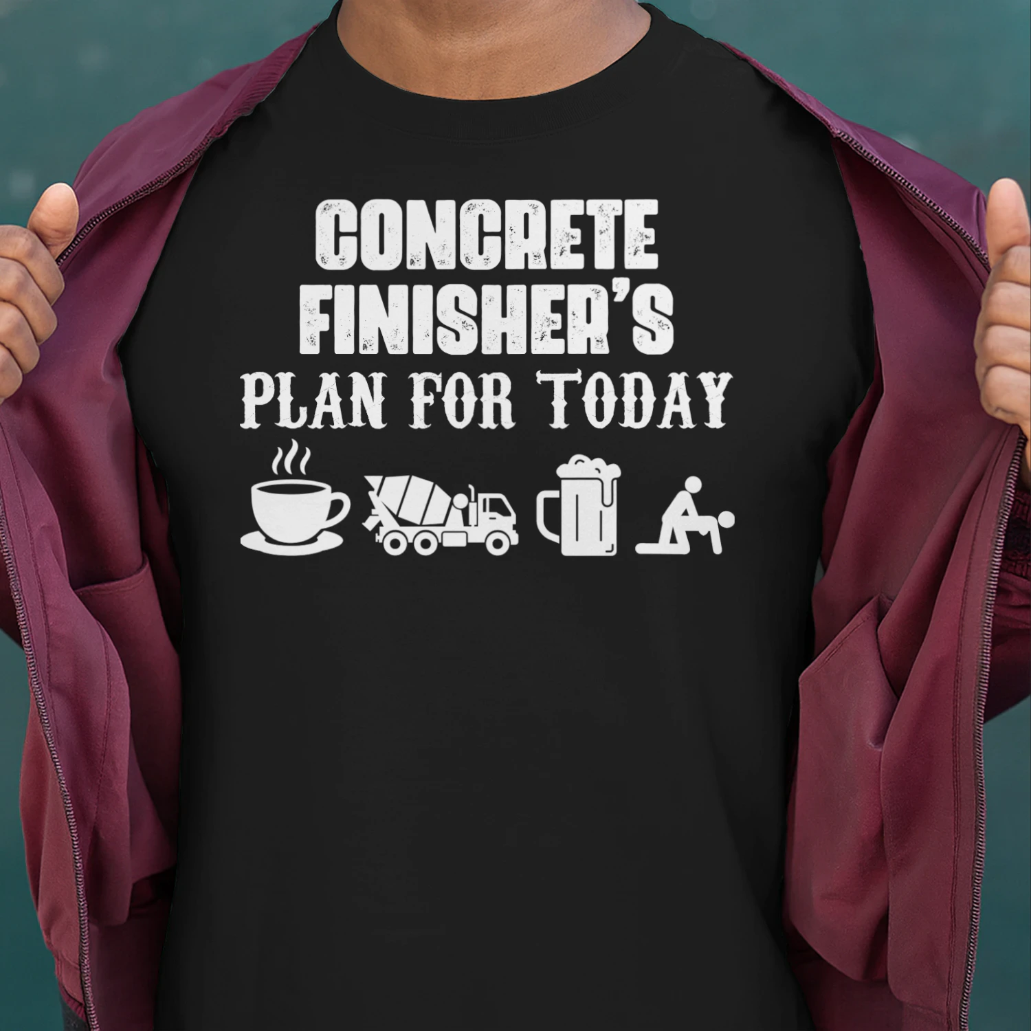 CONCRETE FINISHER PLAN FOR TODAY