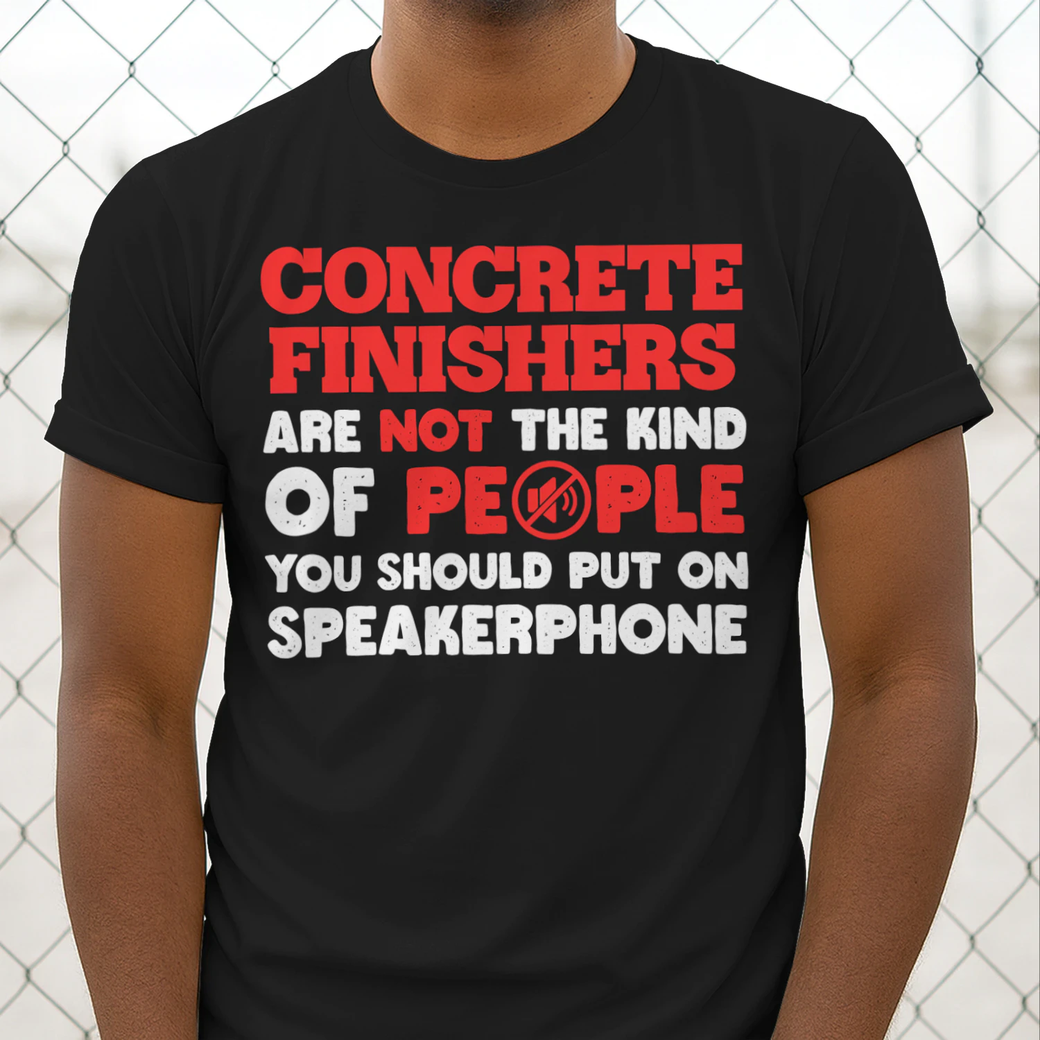 No Speakerphone - Concrete Finisher