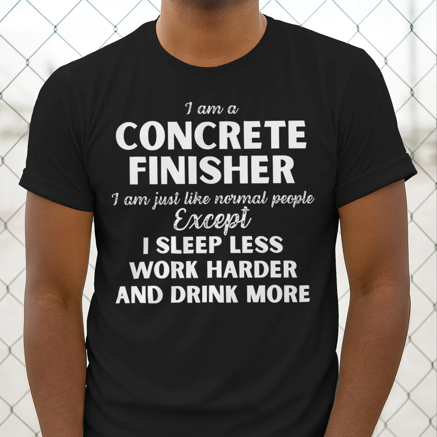 I am a Concrete Finisher - I Sleep less and word harder