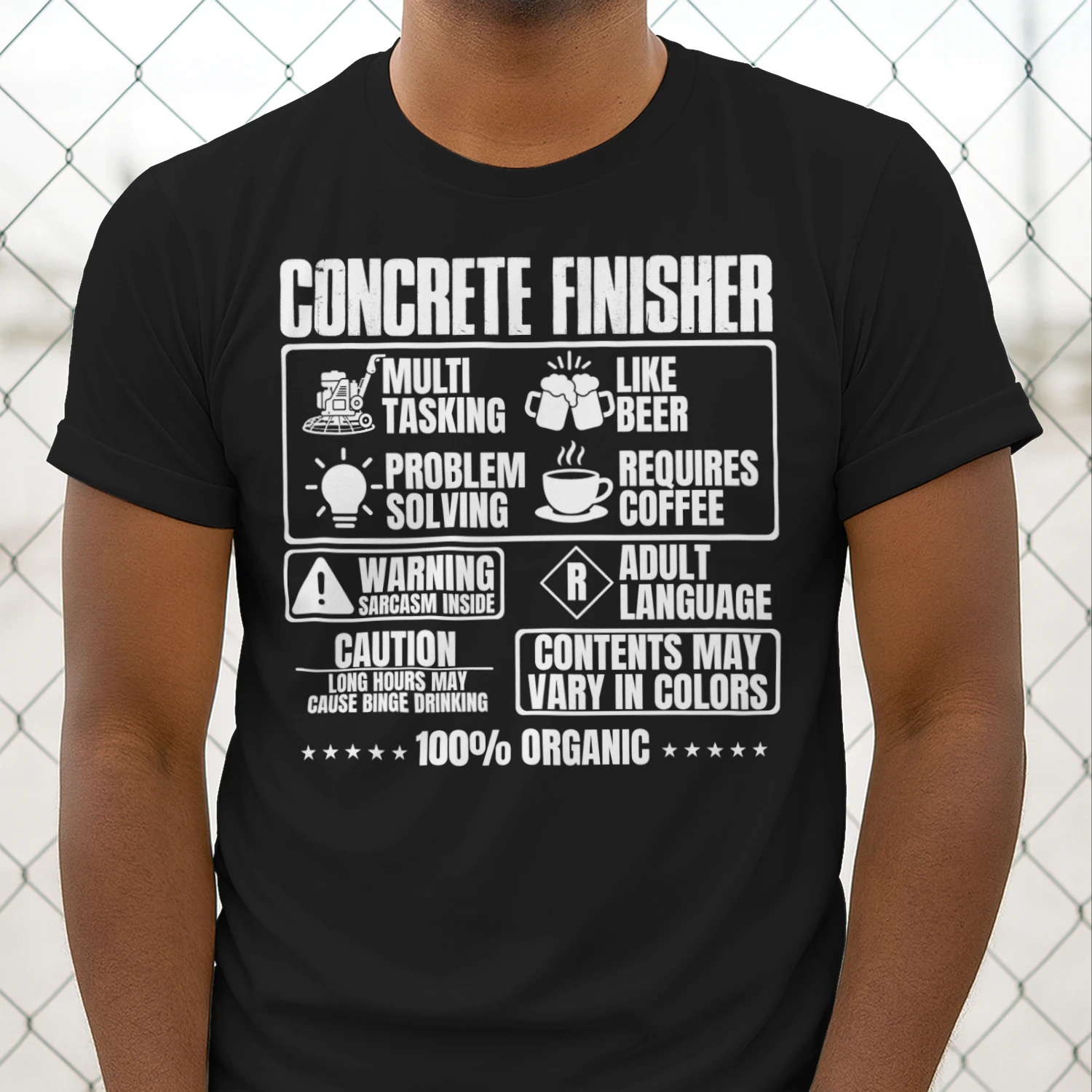 Concrete Finisher Nutrition Facts