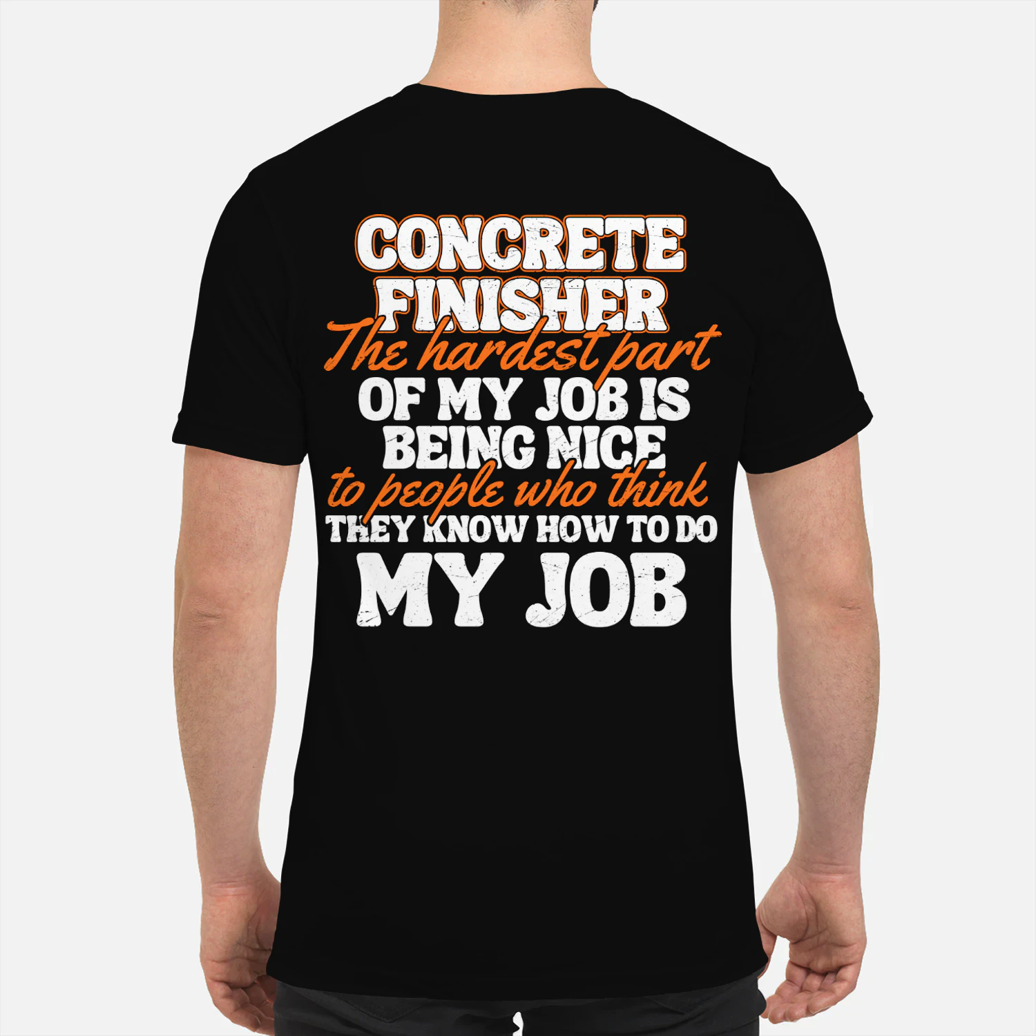 Only the strongest men become Concrete Finishers