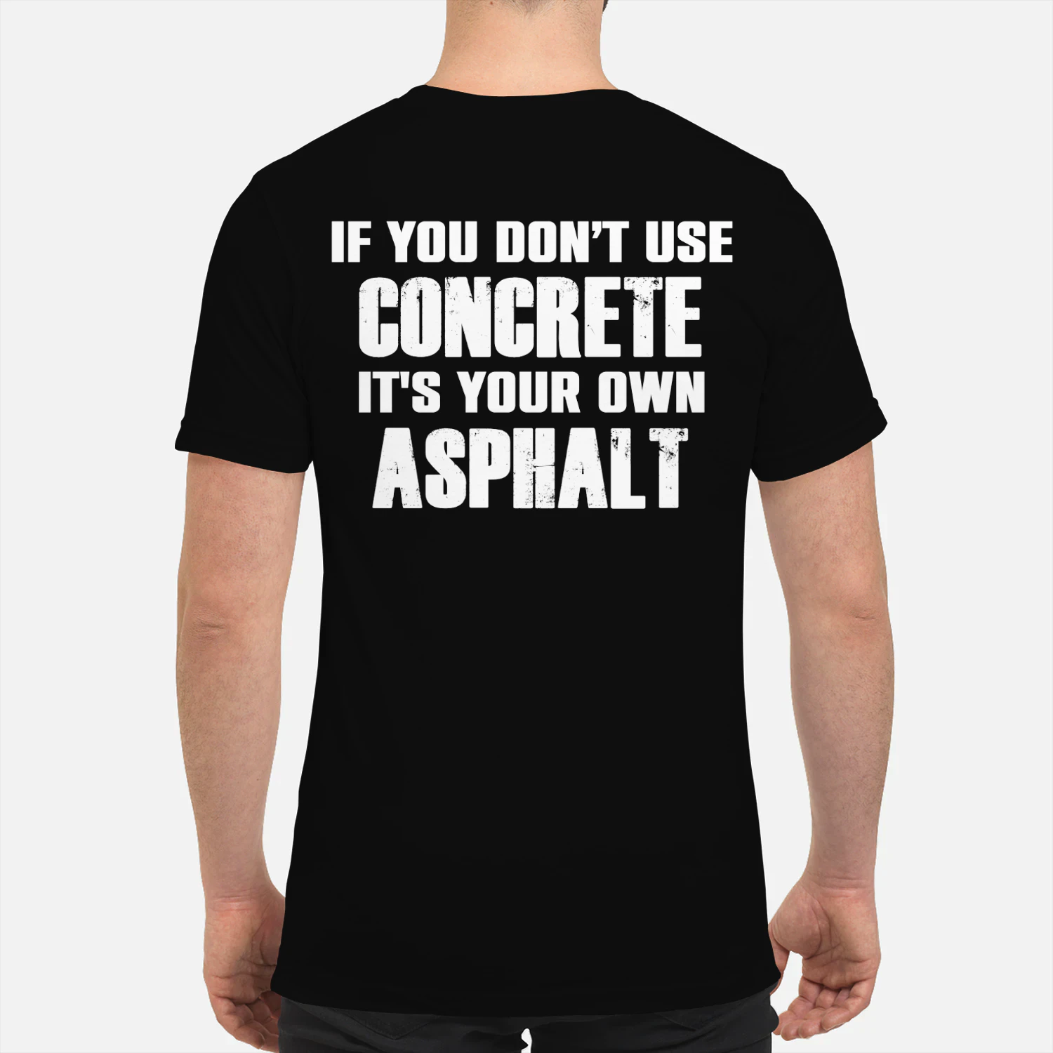 If you dont use concrete