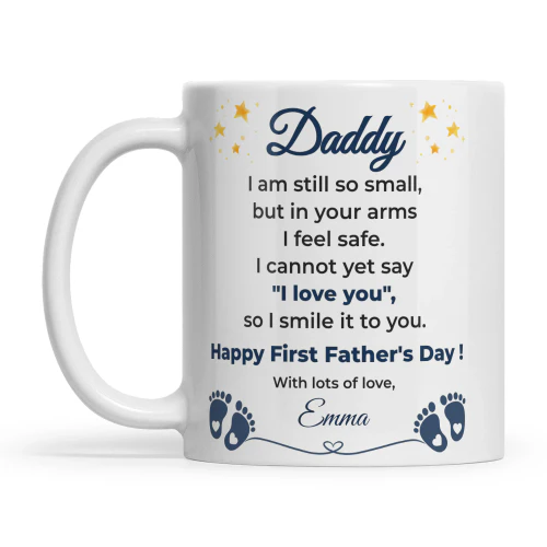  Personalised First Father’s Day Mug 