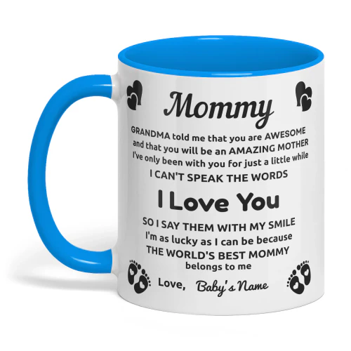 Hi Mommy – Personalized Baby Love Cushion