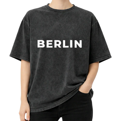 Berlin Acid Wash T-Shirt | Oversized Premium