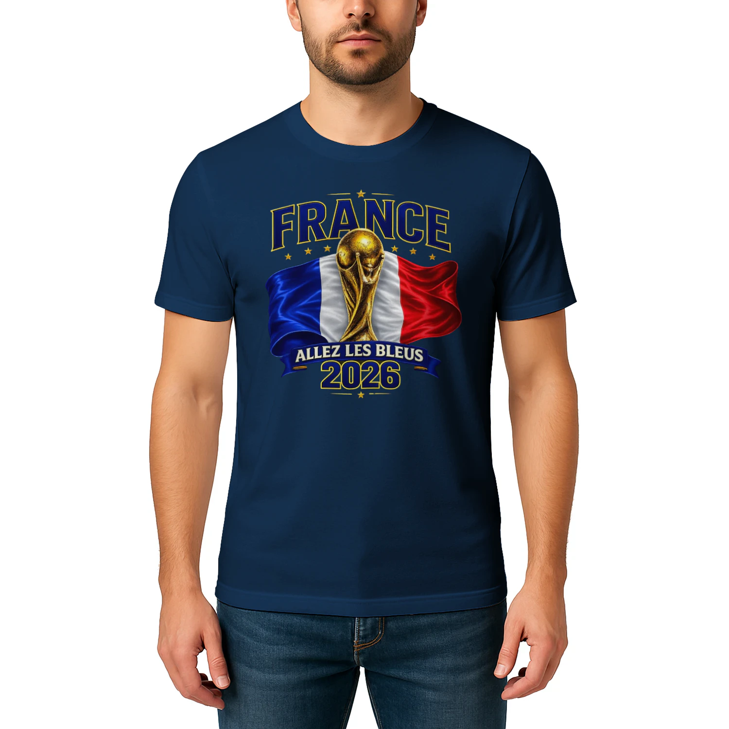 Allez Les Bleus France 2026 Football Fan T-Shirt