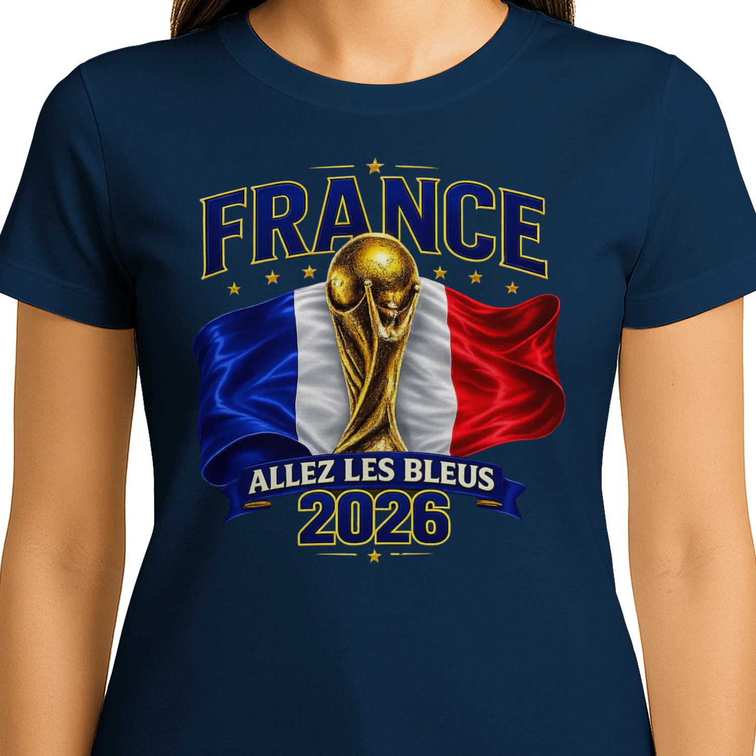 Allez Les Bleus France 2026 Football Fan T-Shirt