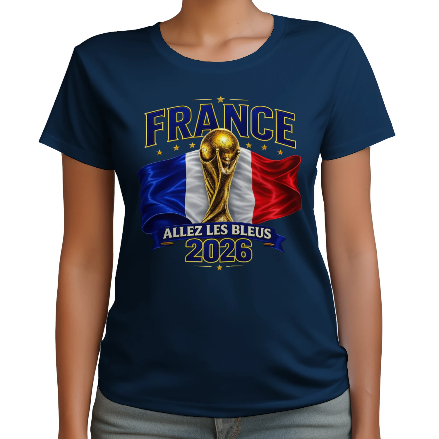 Allez Les Bleus France 2026 Football Fan T-Shirt