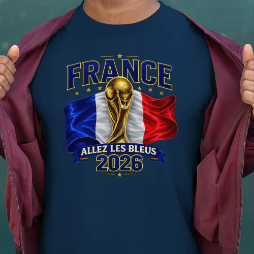 Allez Les Bleus France 2026 Football Fan T-Shirt