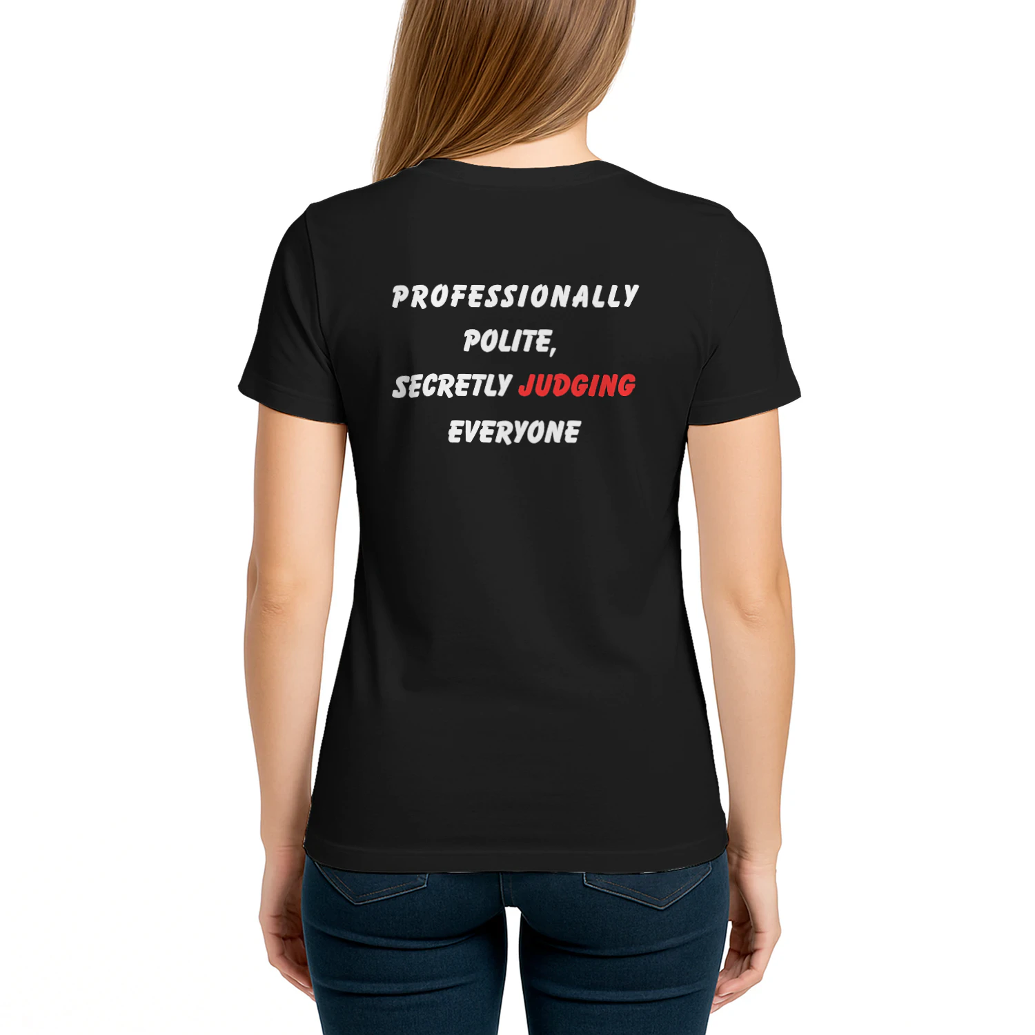 Unisex Softstyle T-shirt the polite judge