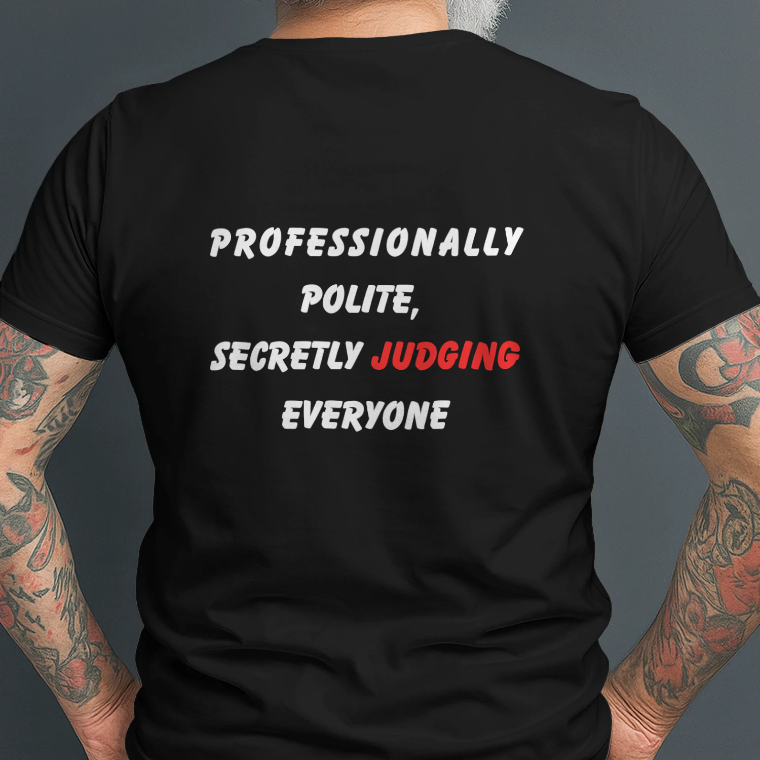 Unisex Softstyle T-shirt the polite judge
