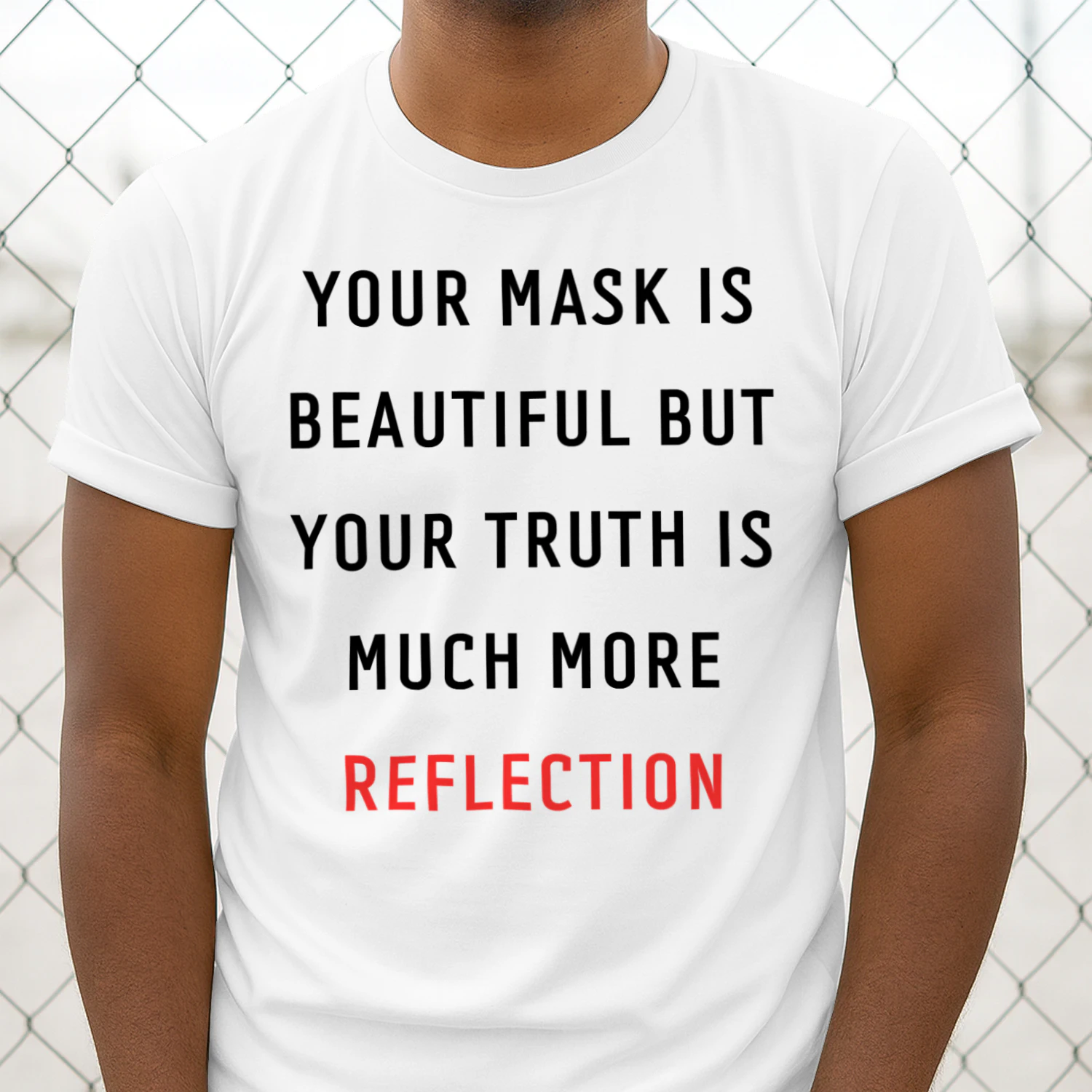 truth over Maske T-shirt