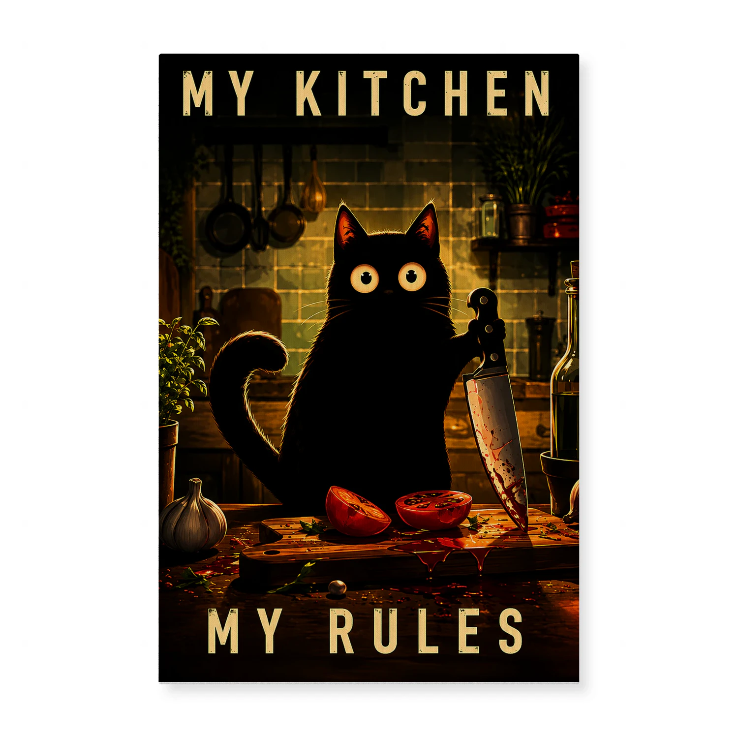 My Kitchen My Rules — Black Cat Chef-S