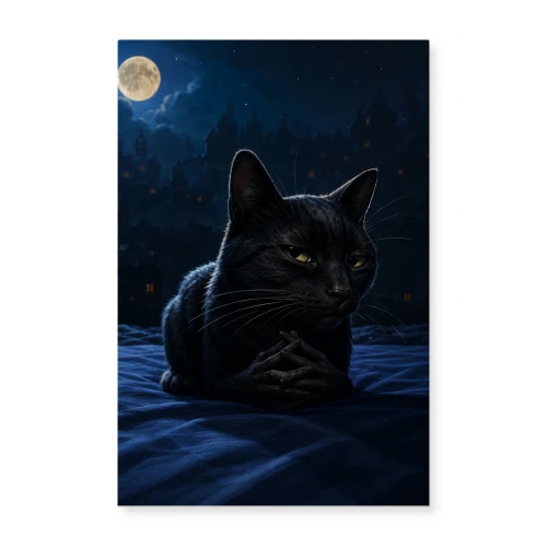 The Schemer — Black Cat Over the Sleeping City