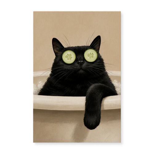 Spa Day — Black Cat Cucumber Bath