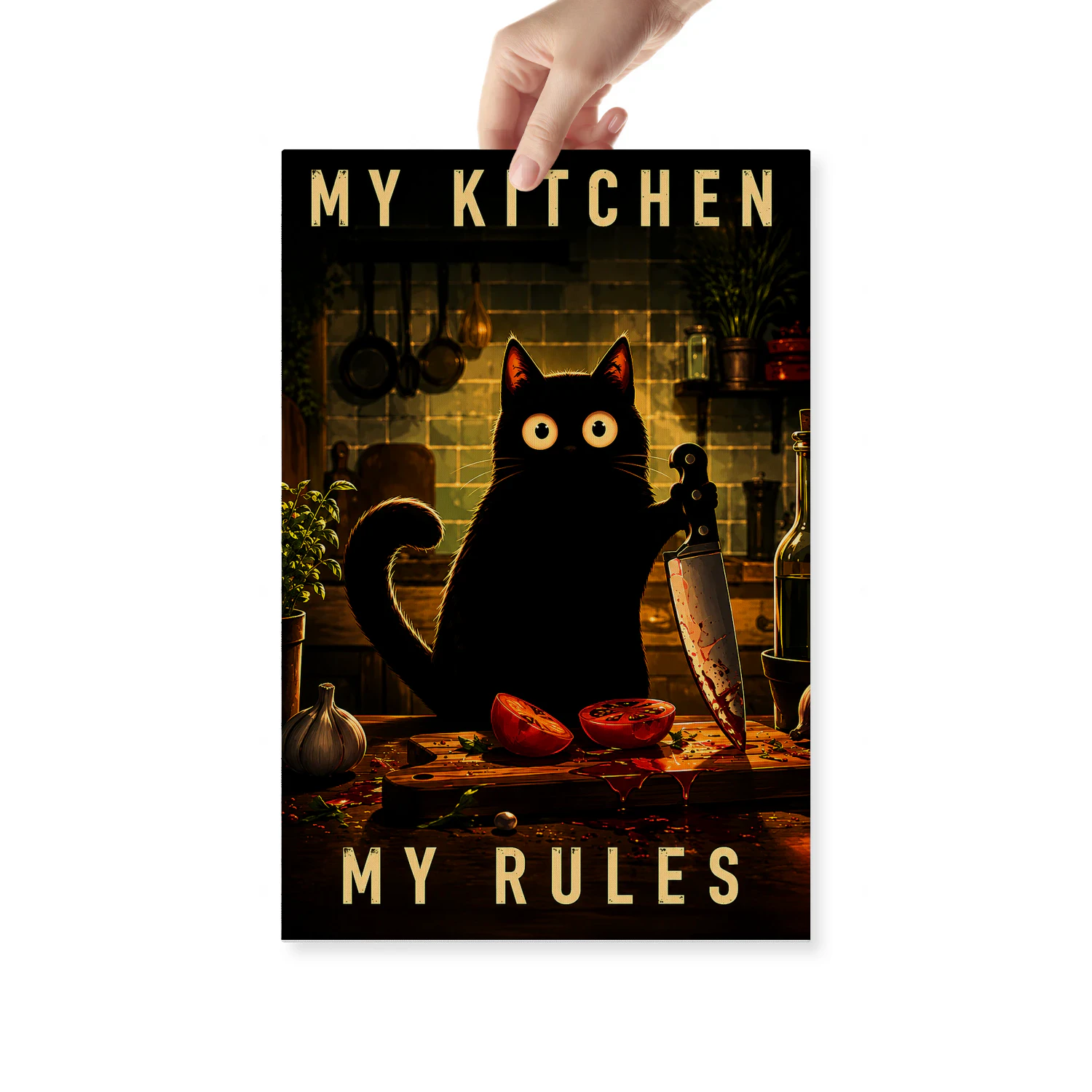 My Kitchen My Rules — Black Cat Chef-S