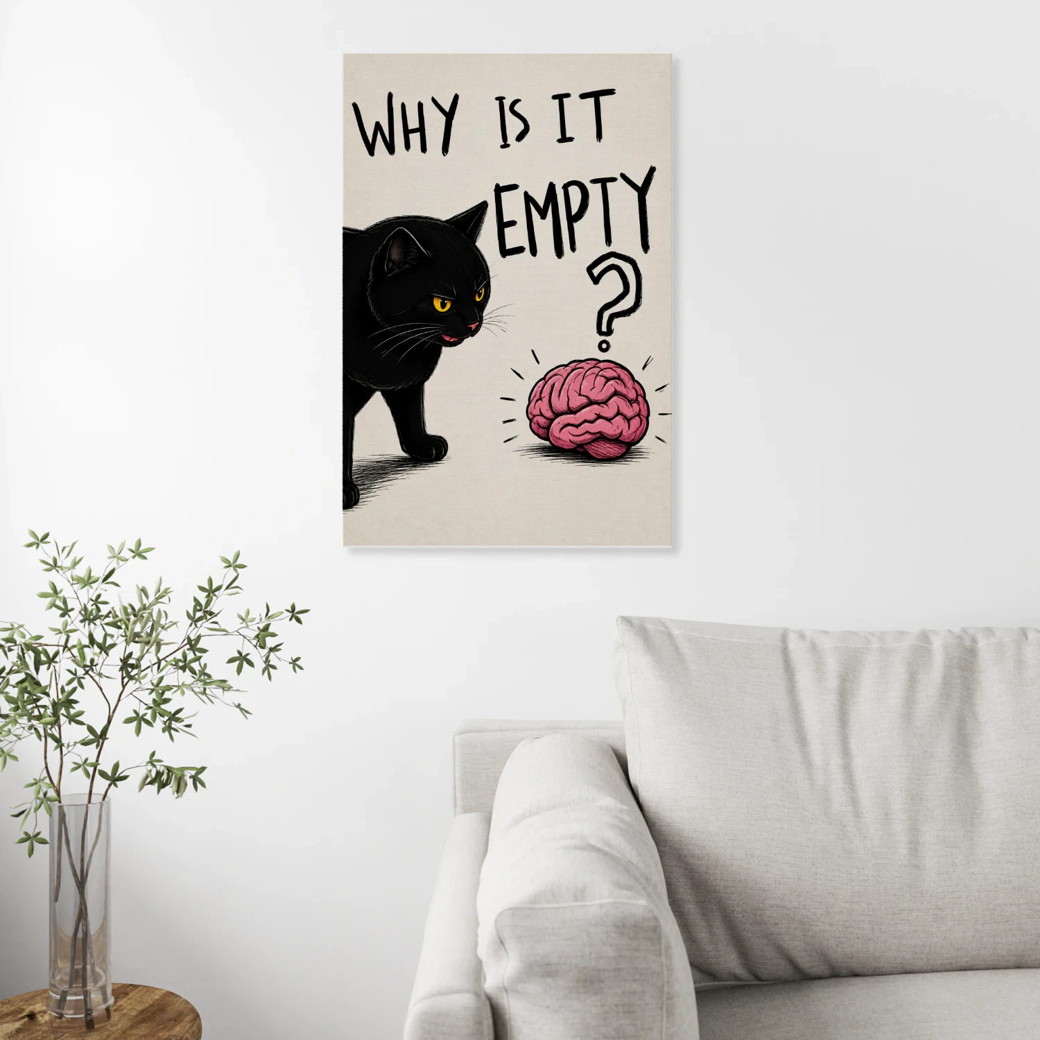 Why Is It Empty? — Black Cat and the Brain-S
