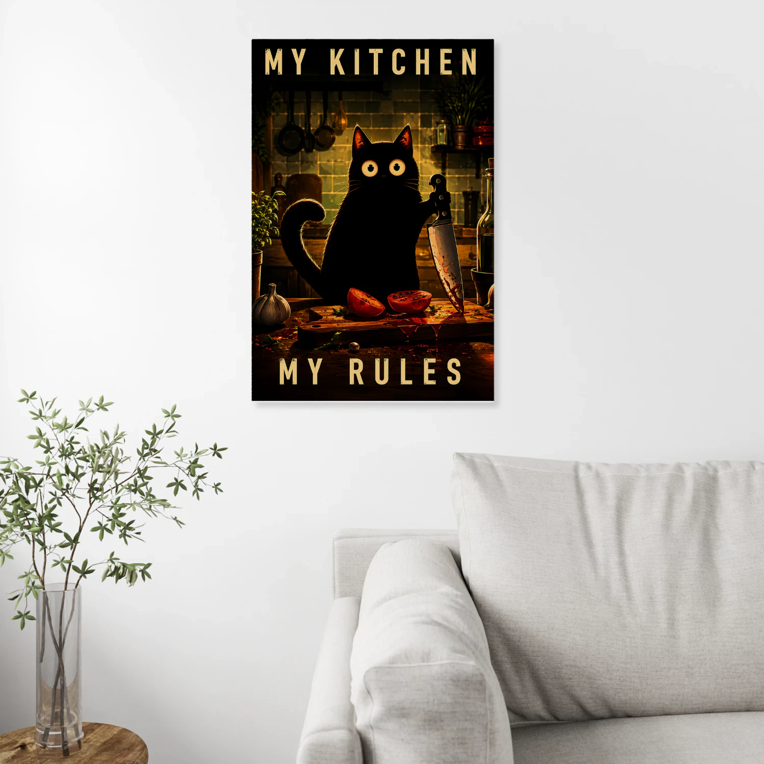 My Kitchen My Rules — Black Cat Chef-S