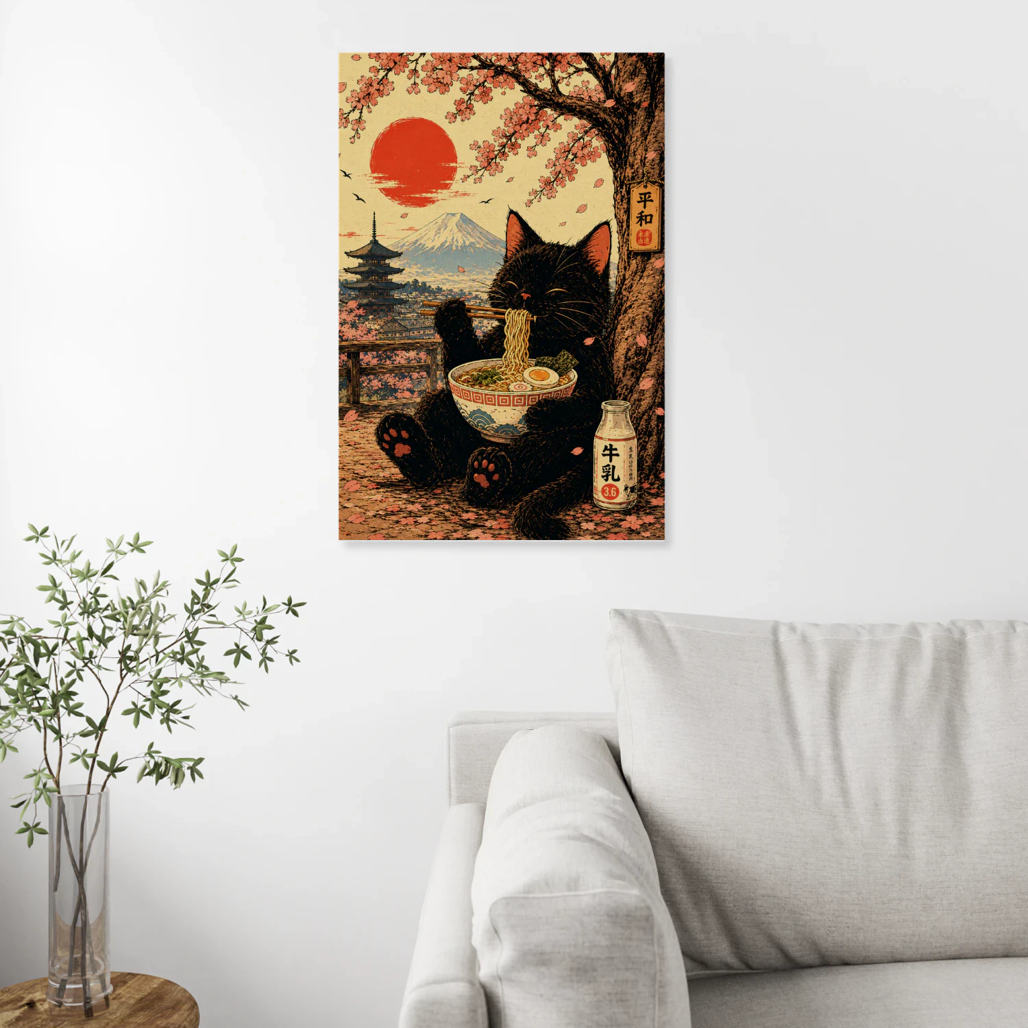Ramen Under the Sakura — Black Cat in Japan-S