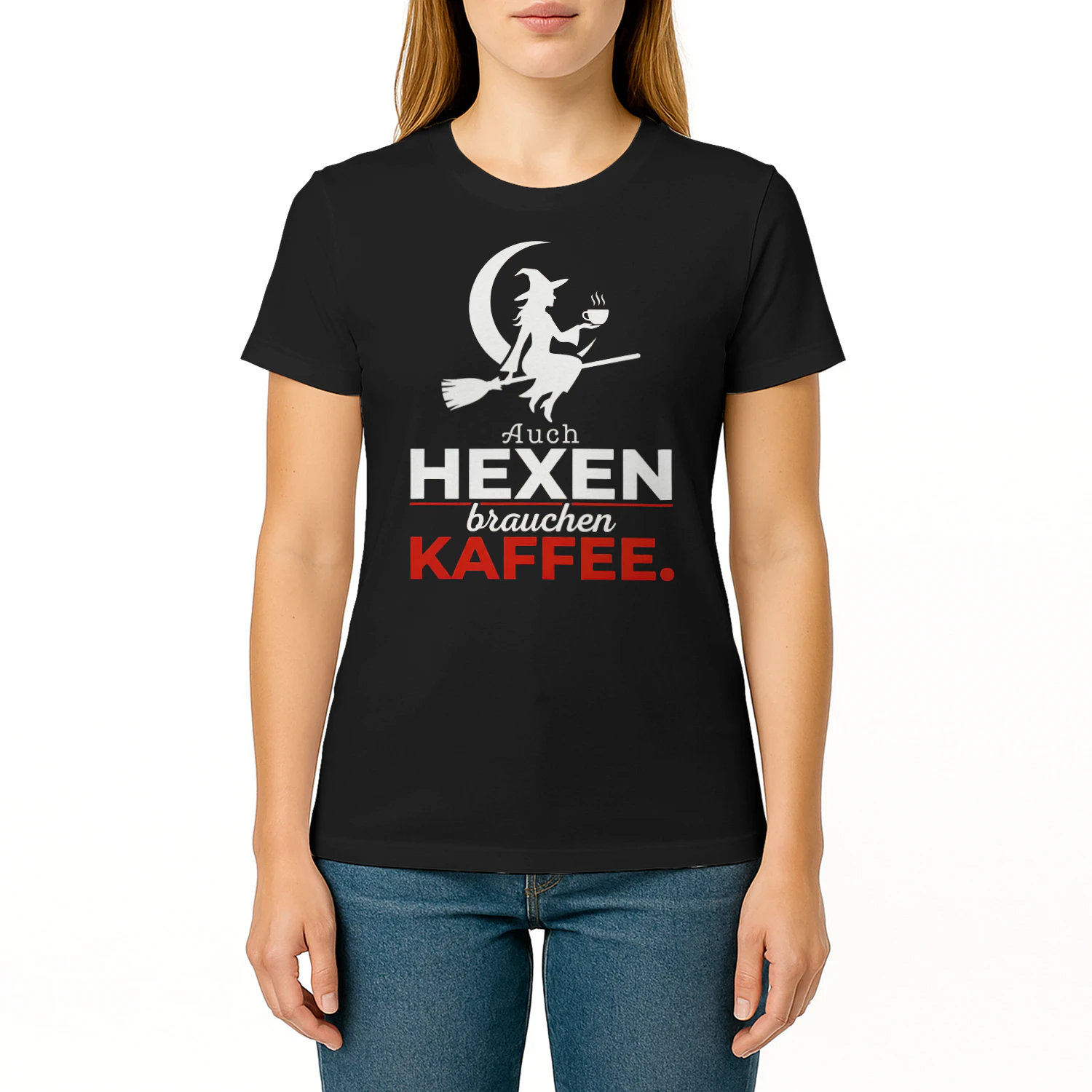 Auch Hexen brauchen Kaffee T-shirt 