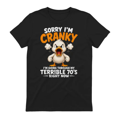 Sorry I'm Cranky I'm Going Through My Terrible 70s Right Now T-Shirt