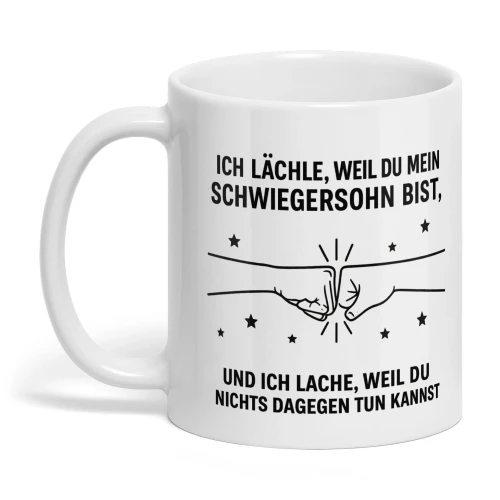 Ich lächle, weil du mein Schwiegersohn bist
