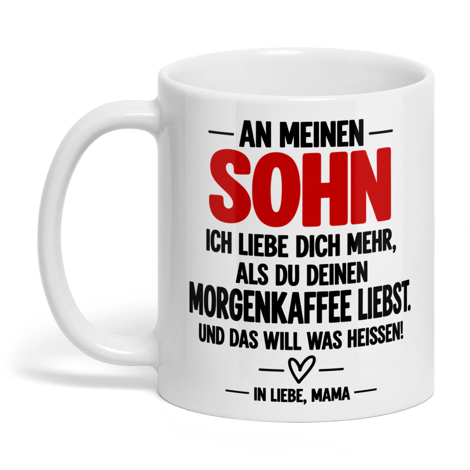 An Meinen Sohn Morgenkaffee
