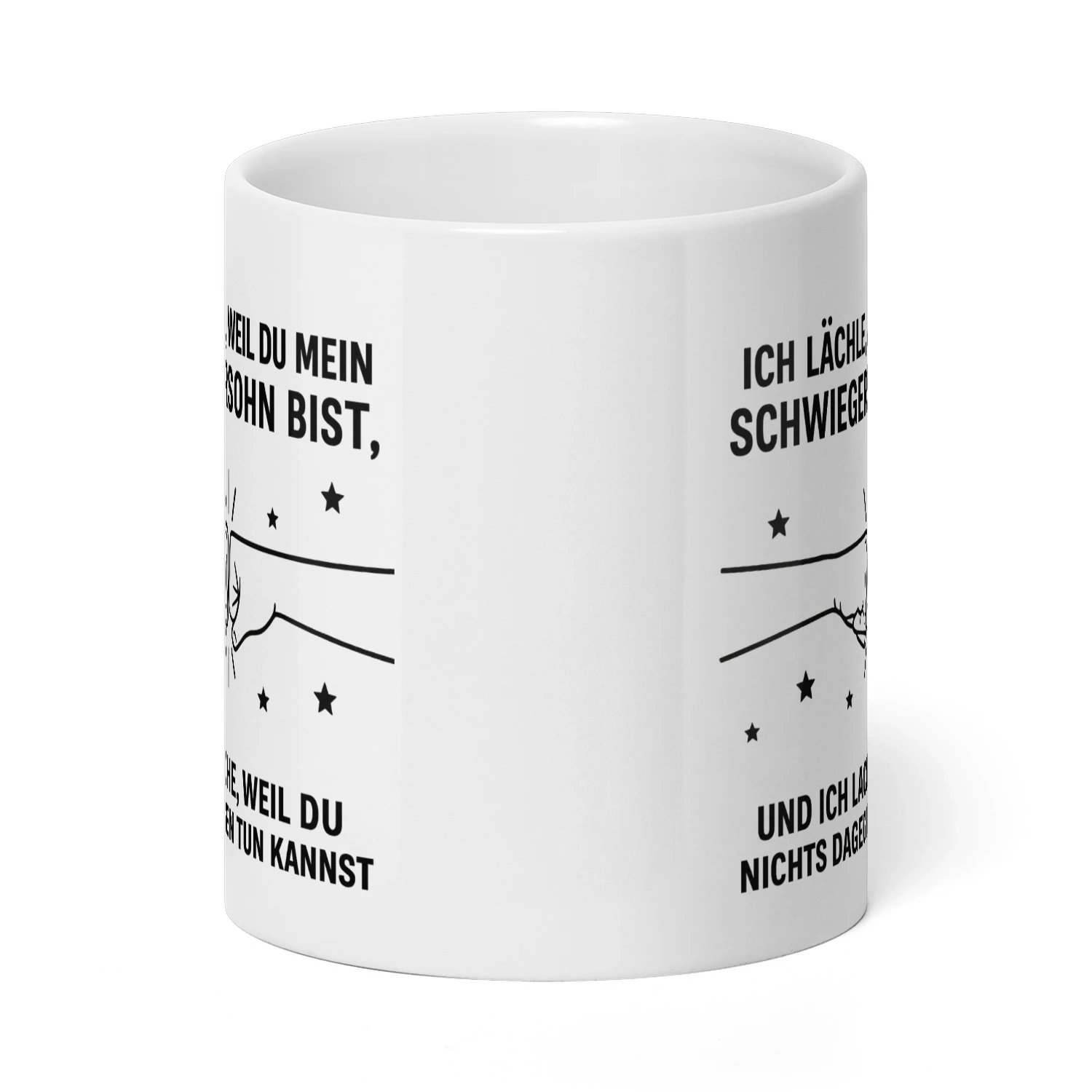 Ich lächle, weil du mein Schwiegersohn bist