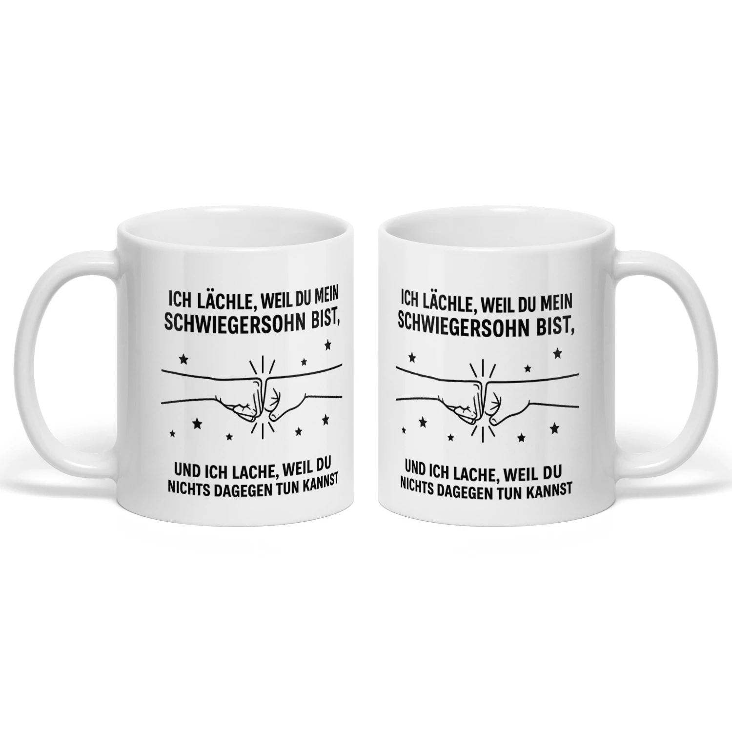 Ich lächle, weil du mein Schwiegersohn bist