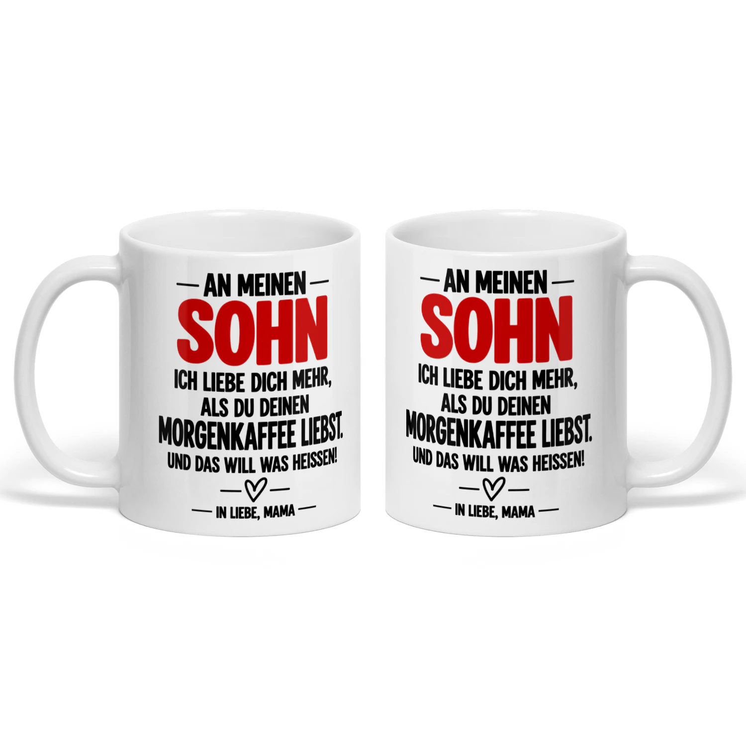 An Meinen Sohn Morgenkaffee