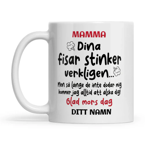 [MAMMA / NAMN] Dina fisar stinker verkligen... Men så länge de inte dödar mig