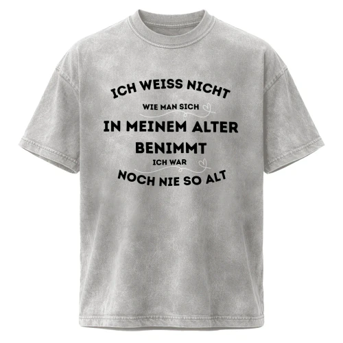 ich weiss nicht wie man sich benimmt-Black