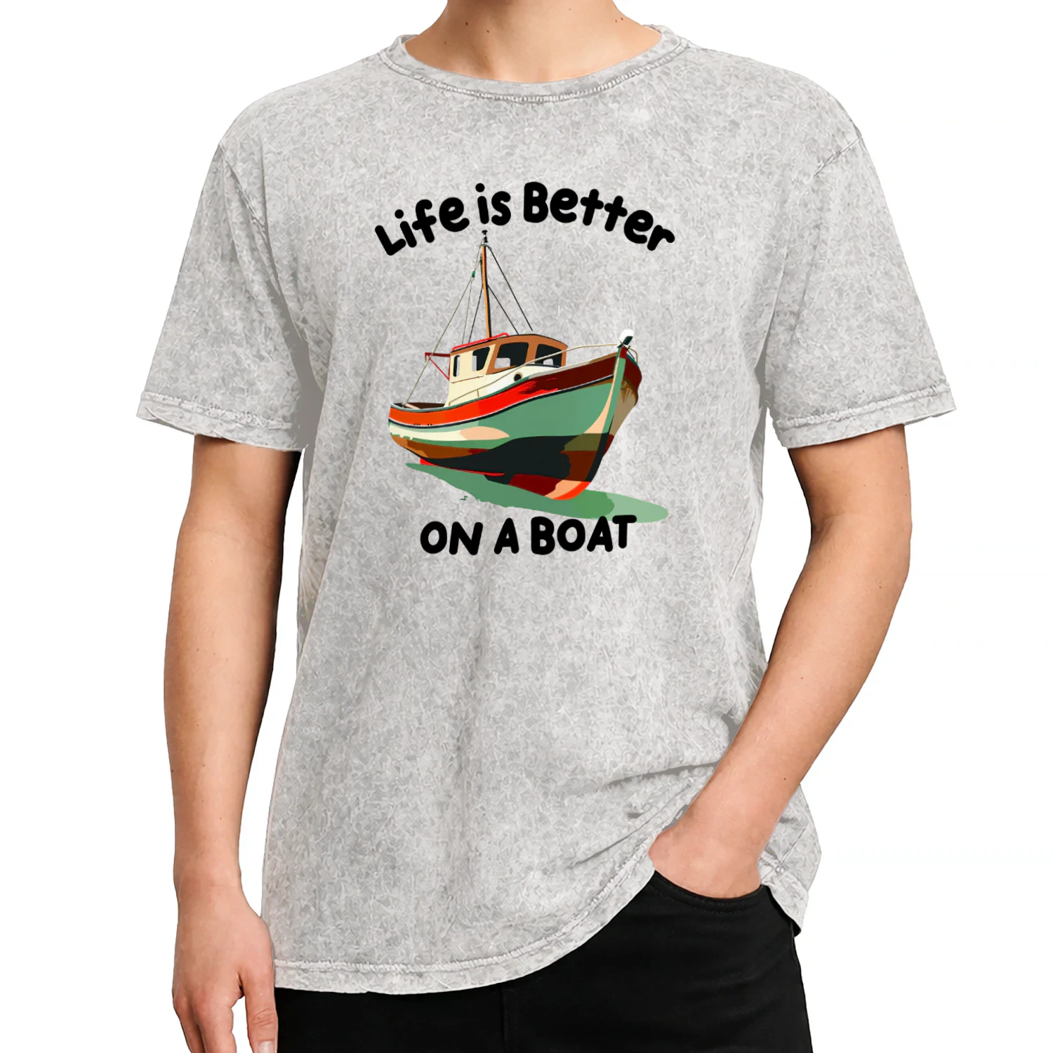 Life Is Better On A Boat – Vintage Sailing & Fishing Boat Design