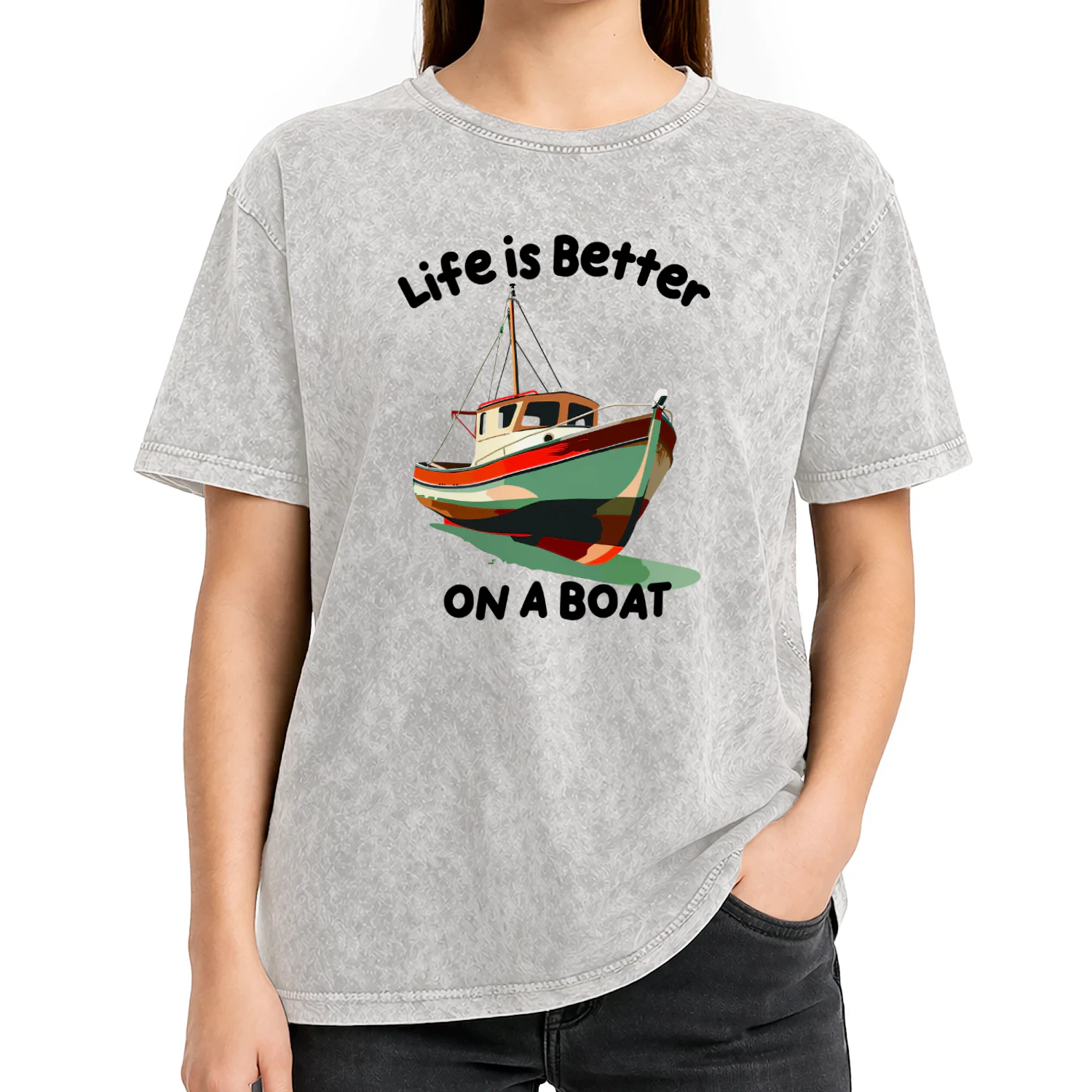 Life Is Better On A Boat – Vintage Sailing & Fishing Boat Design