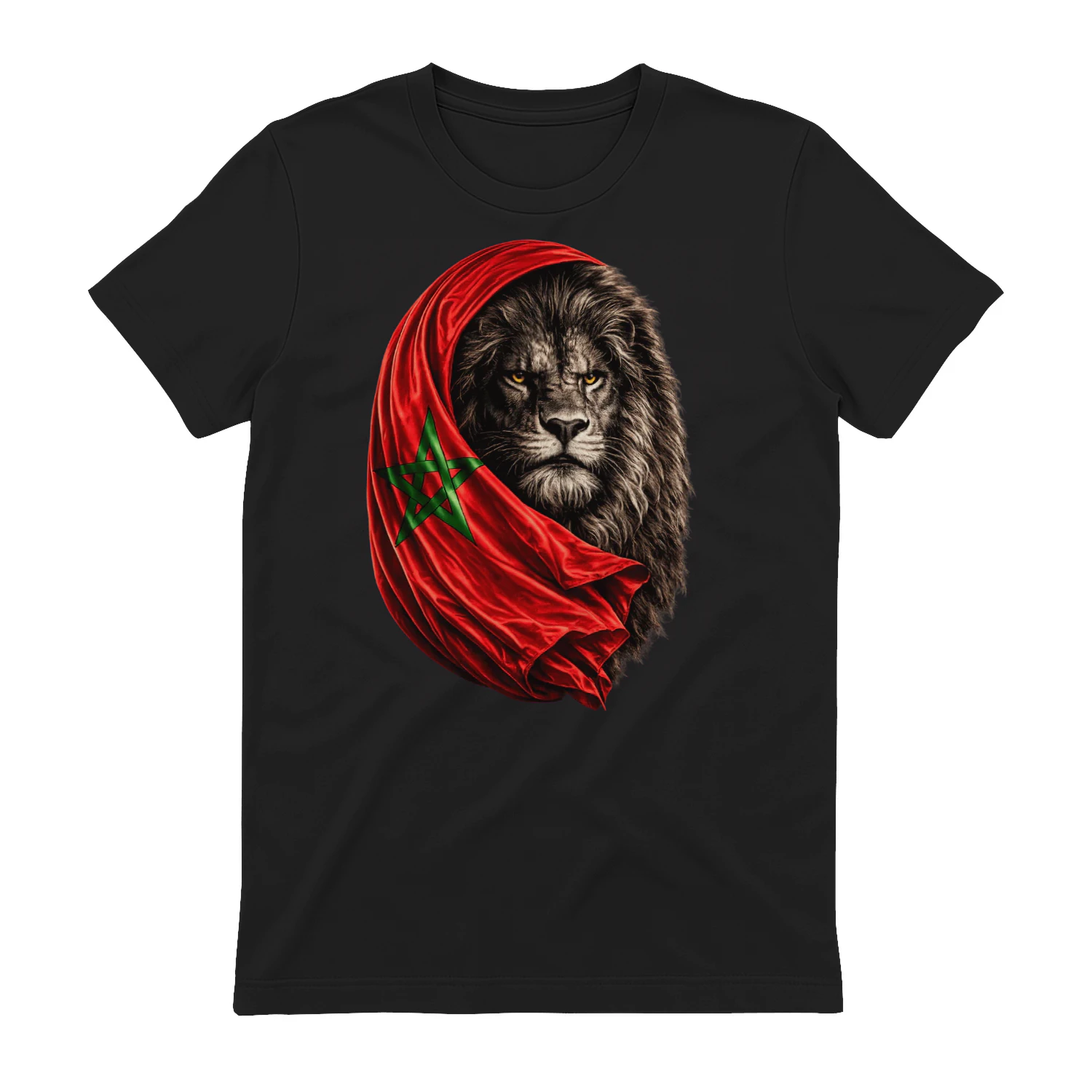 Moroccan Lion T-Shirt – Proud Morocco Flag Graphic Tee