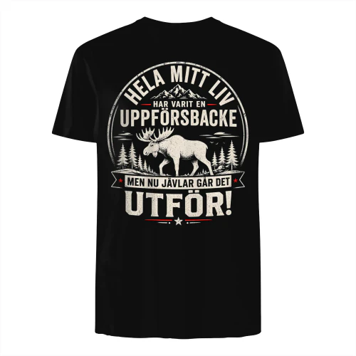 MEN NU JÄVLAR GÅR DET UTFÖR tee