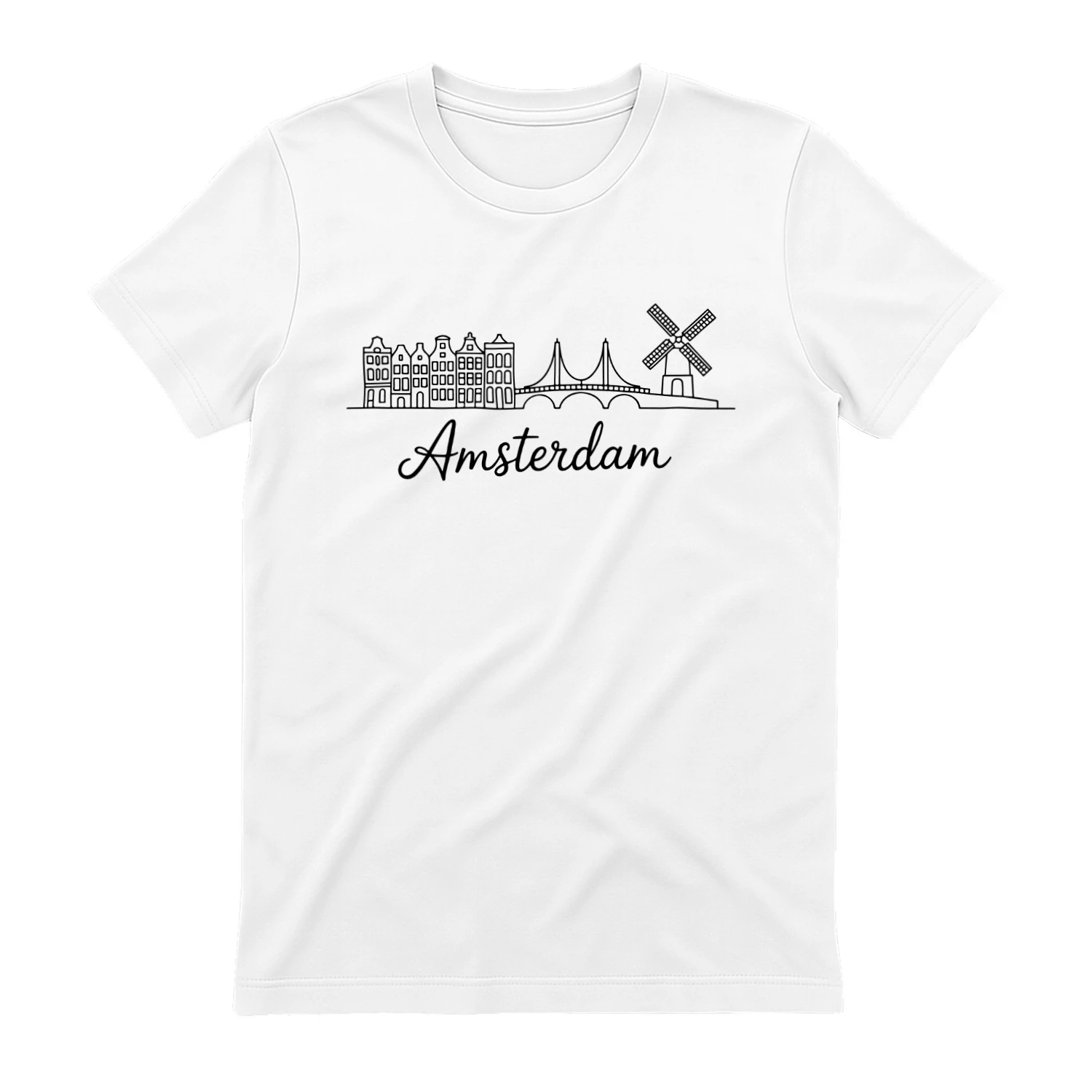 Amsterdam Pride Skyline Minimalist One-Line