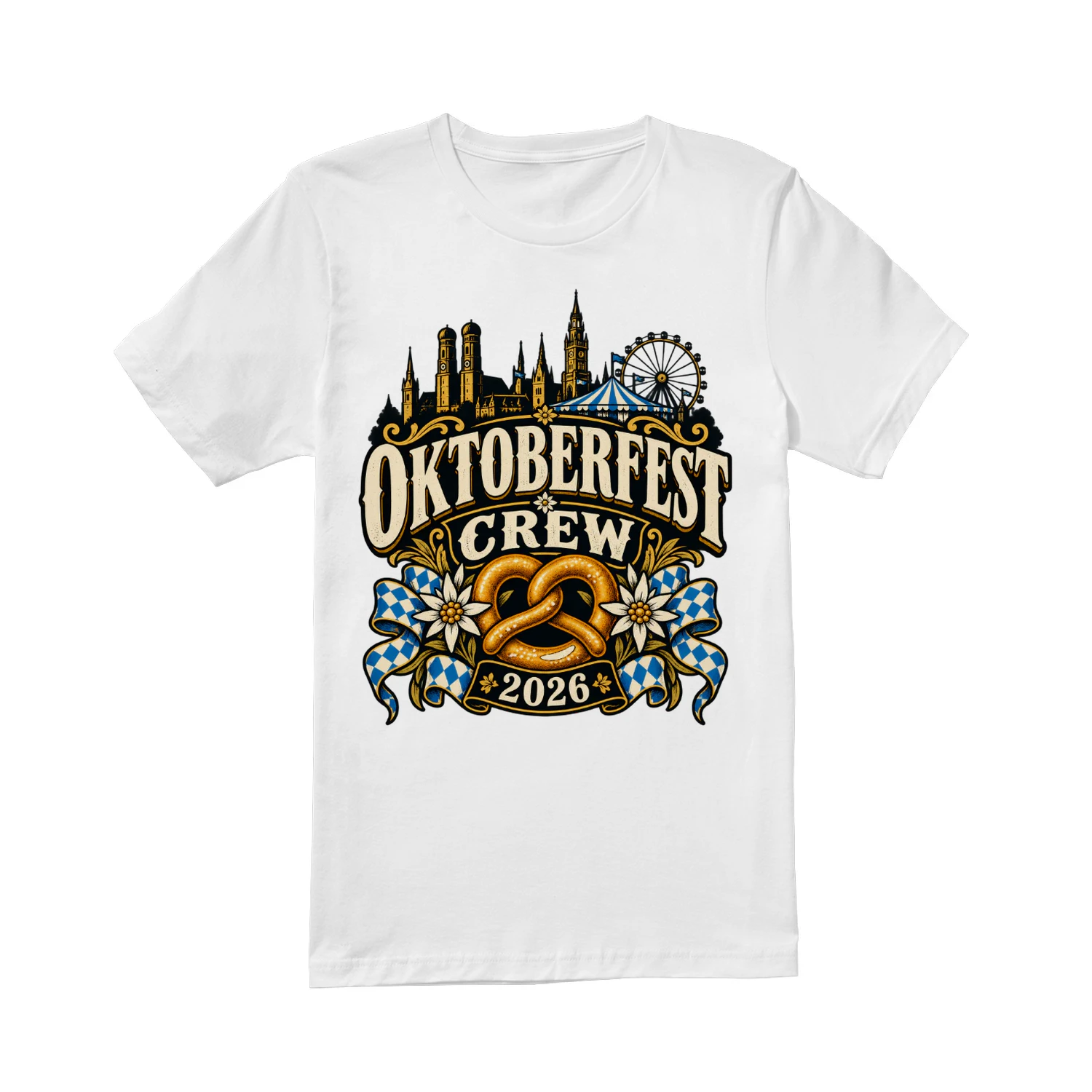 Title: Oktoberfest Crew 2026 Shirt – Munich Bavarian Festival Group T-Shirt