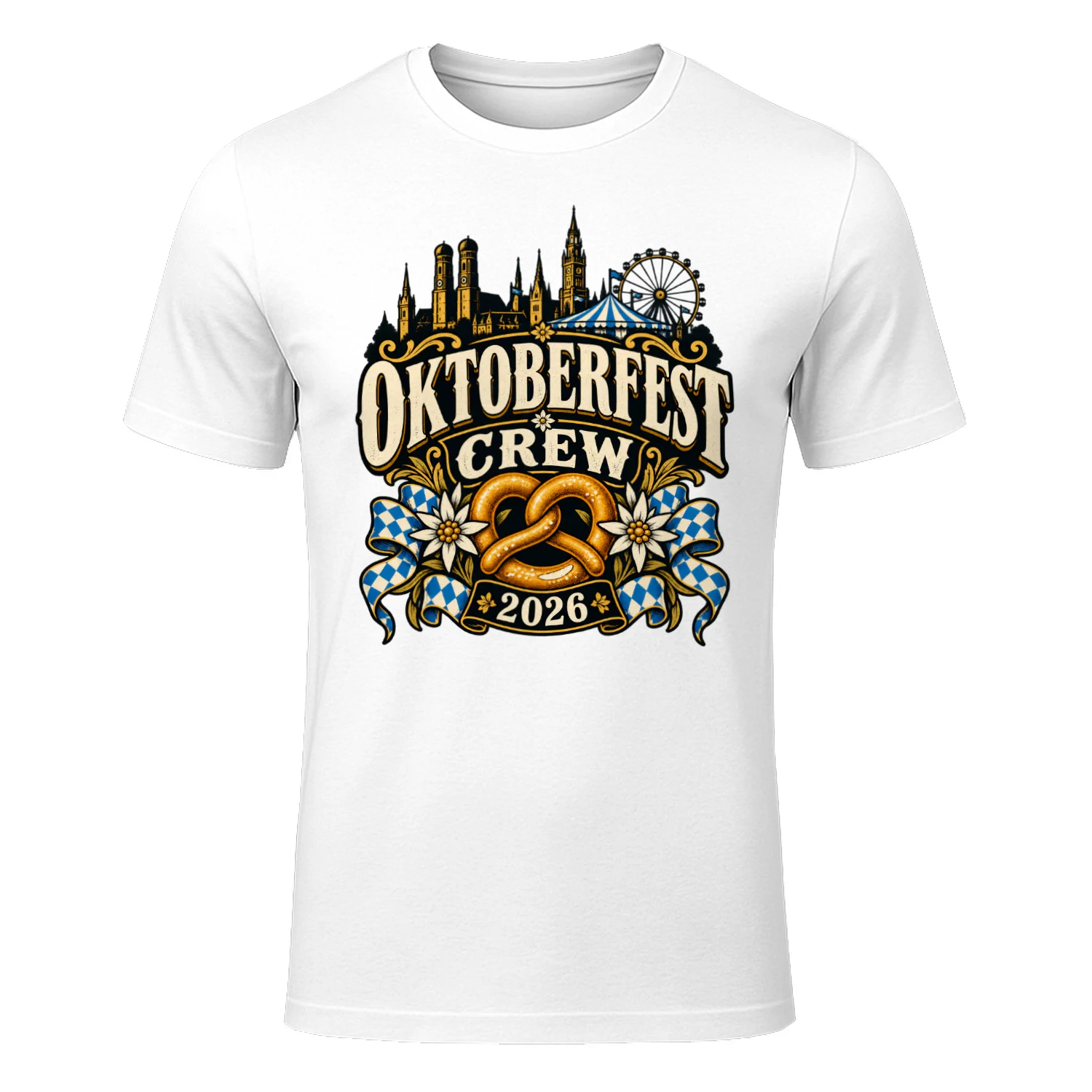 Title: Oktoberfest Crew 2026 Shirt – Munich Bavarian Festival Group T-Shirt