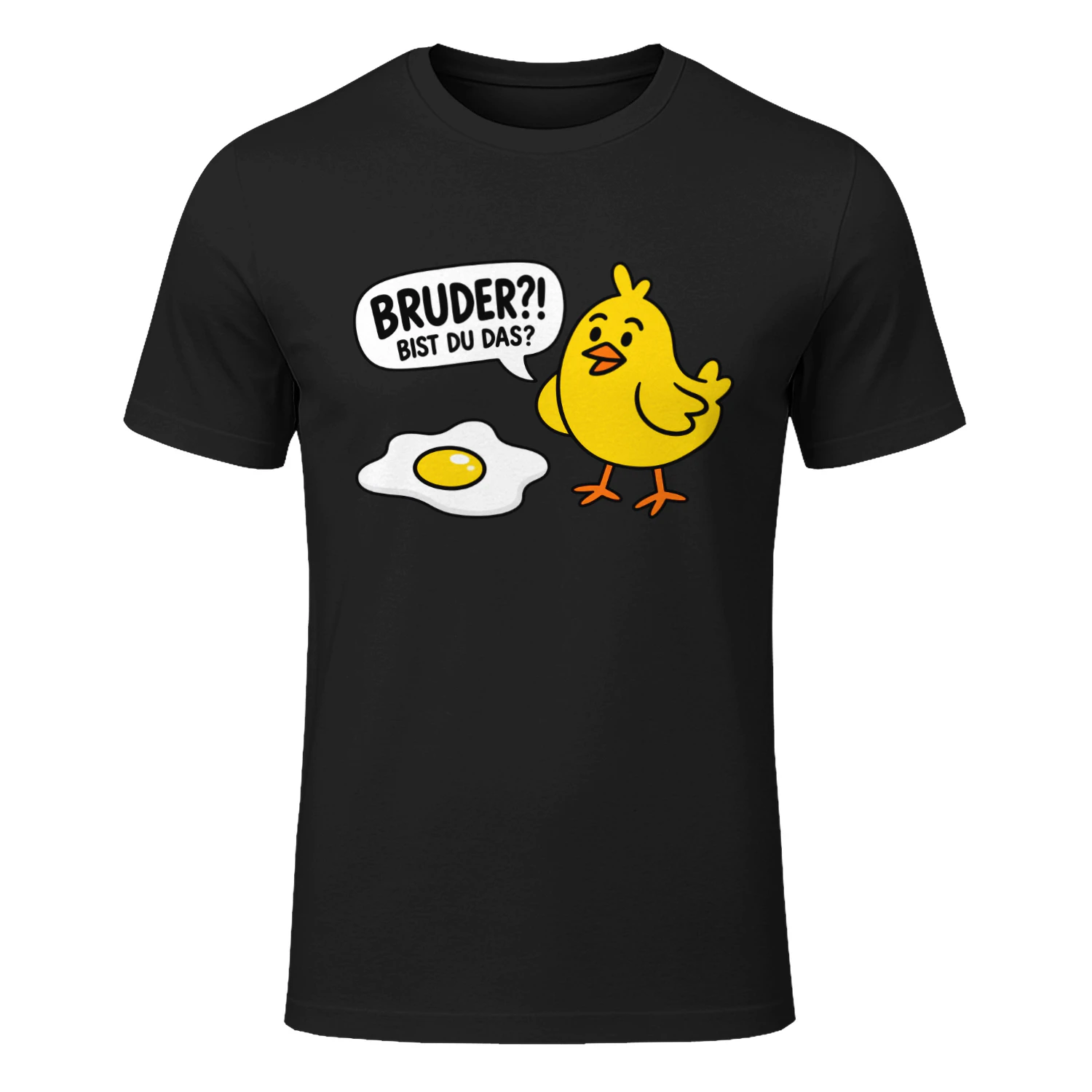 Bruder?! Bist du das? Lustiges Küken & Spiegelei T-Shirt Funny Huhn Shirt Geschenk